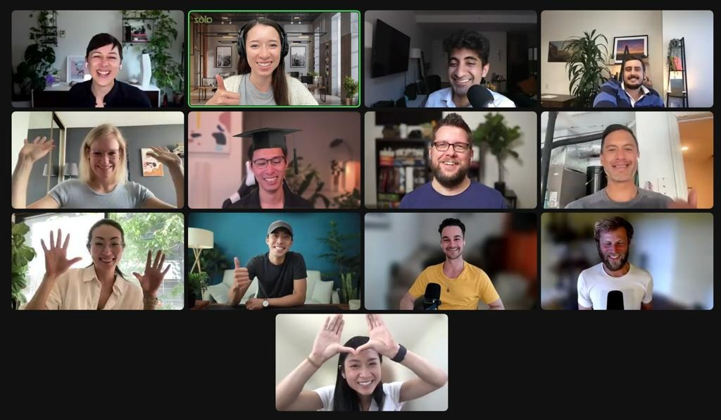 My Ultraspeaking cohort on Zoom.